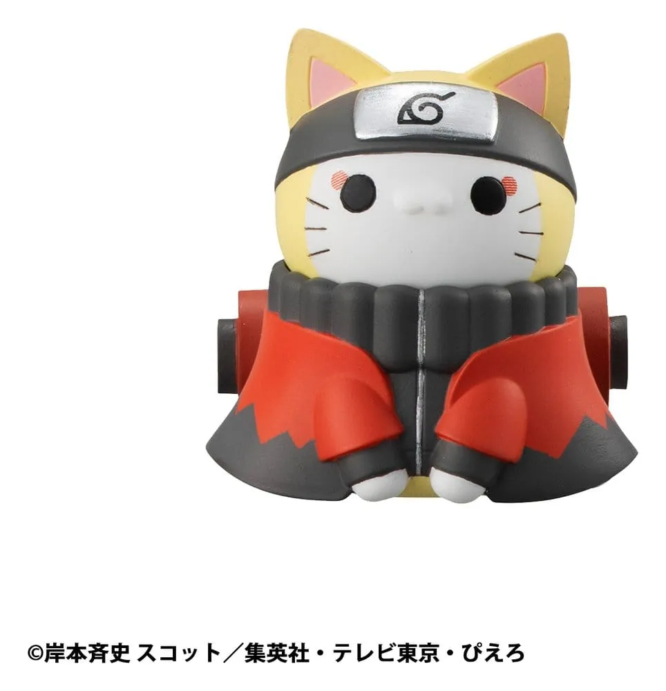 Naruto Shippuden Mega Cat Project Trading Figure Defense Battle of Village of Konoha! 3 cm Nyaruto! Blind Box - 1 Unidade